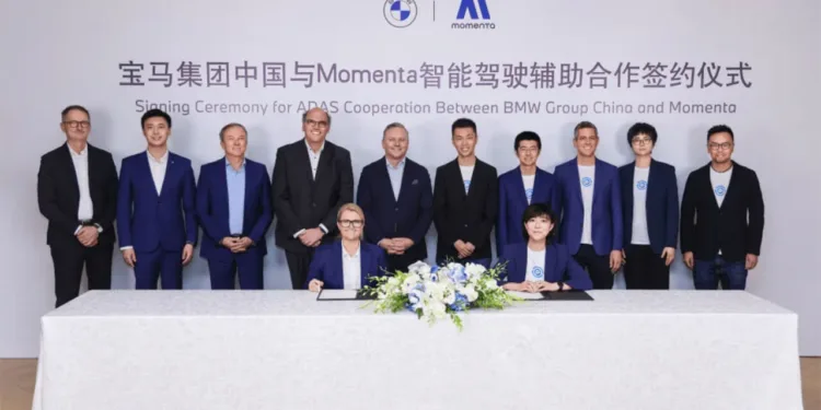 bmw momenta wspolpraca