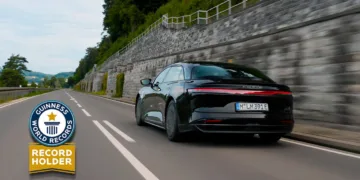 lucid air rekord guinnessa