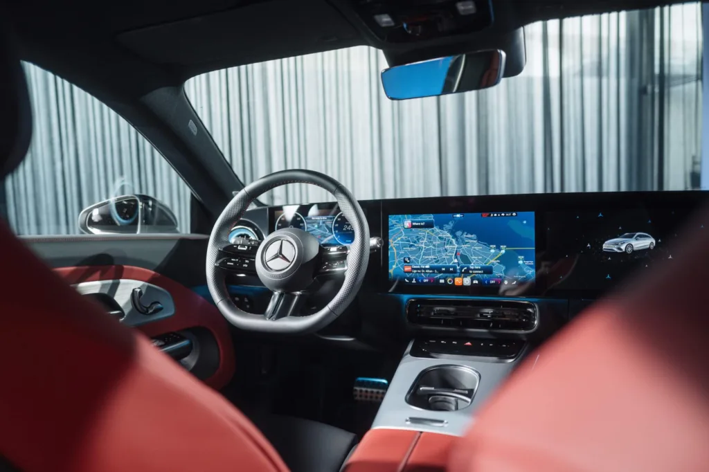 Mercedes CLA Shooting Brake wnętrze