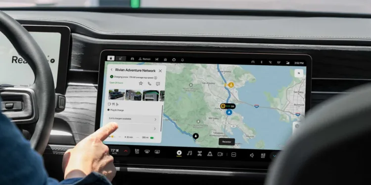rivian google maps