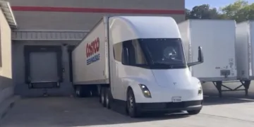 tesla semi costco