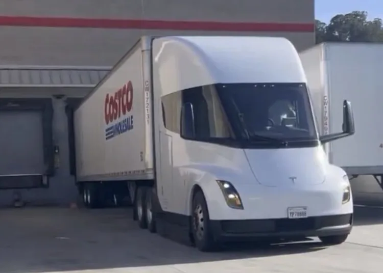 tesla semi costco
