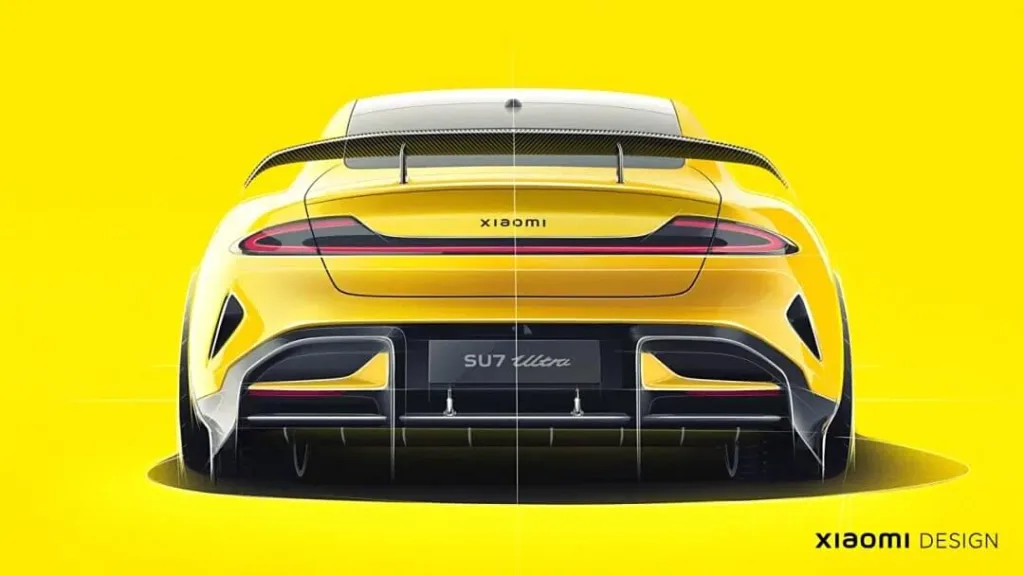 xiaomi su7 ultra szkice