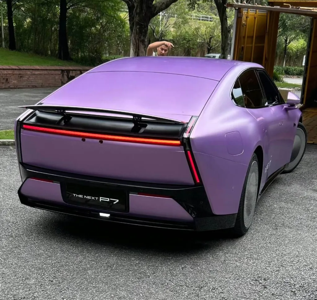 xpeng p7 sesja