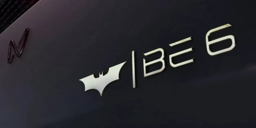 Mahindra BE 6 Batman Edition batmobil