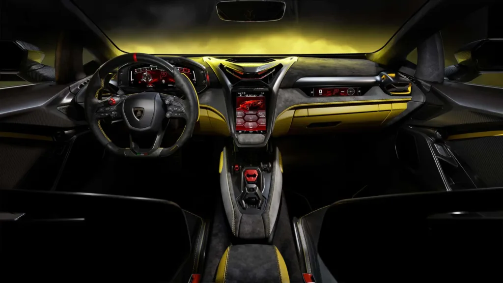 Lamborghini Fenomeno wnętrze