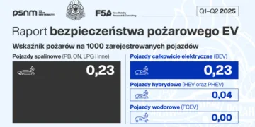 raport pozarowy ev h1 2025