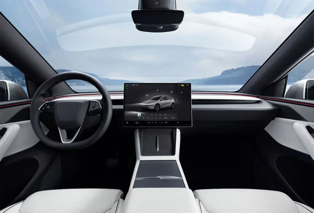 tesla model y l wnętrze
