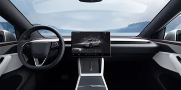 tesla model y l wnętrze