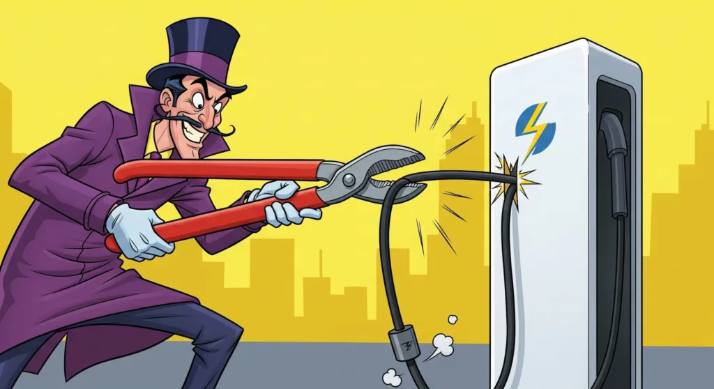 ucinanie kabla do ladowarki grafika