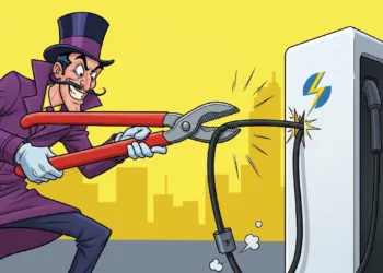 ucinanie kabla do ladowarki grafika