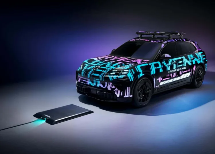 bezprzewodowe ładowanie porsche