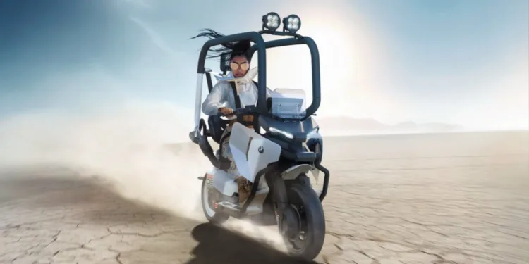 motocykl bmw z klatka