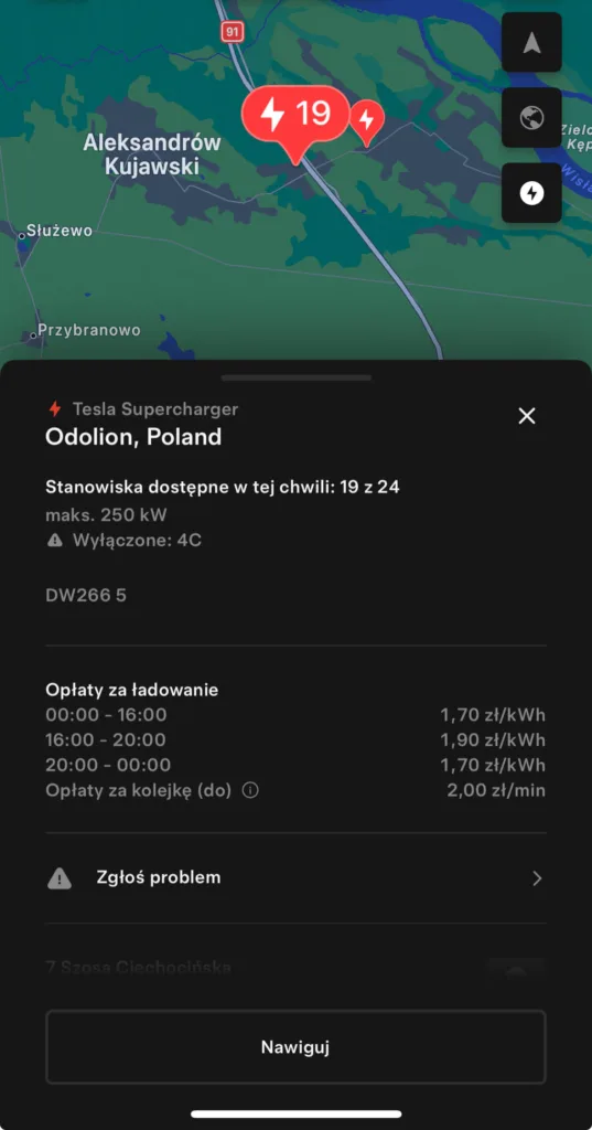 tesla supercharger odolin