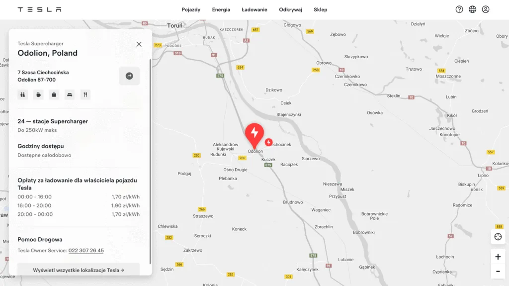 tesla supercharger odolin