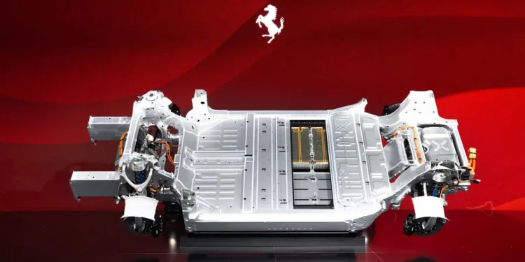 ferrari elettrica specyfikacje