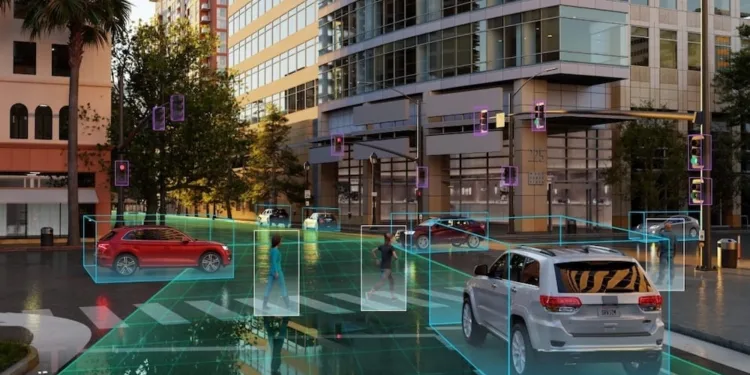 nvidia render autonomicznych pojazdow