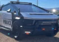 policja las vegas tesla cybertruck