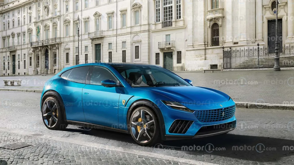 render ferrari elettrica
