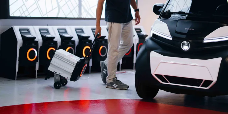 silence accion stacja wymiany baterii francja