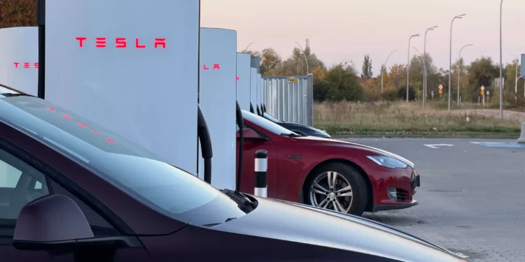 tesla supercharger wroclaw