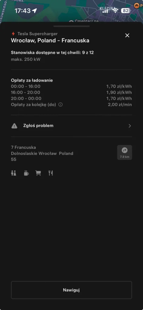 tesla supercharger wroclaw otwarty