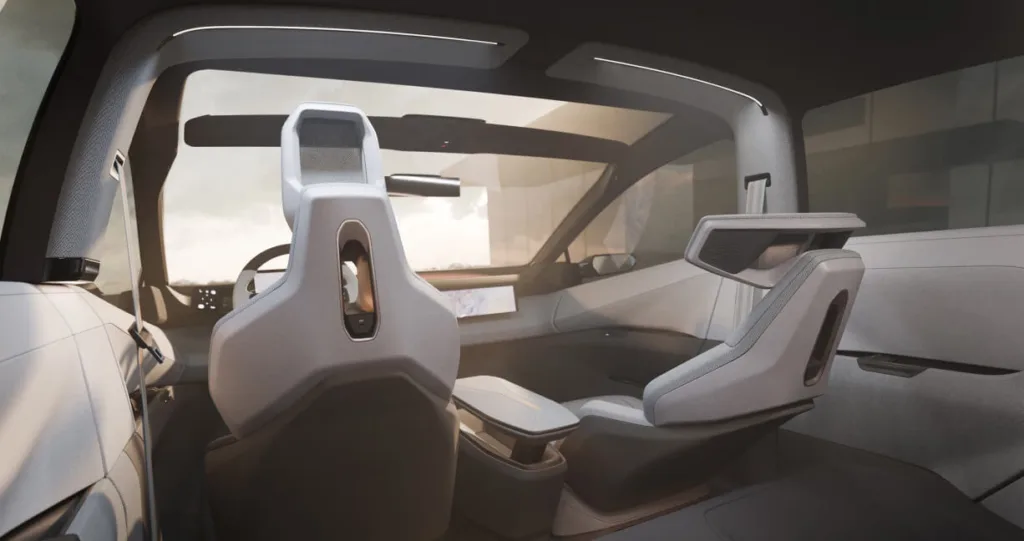 toyota corolla ev koncept wnętrze