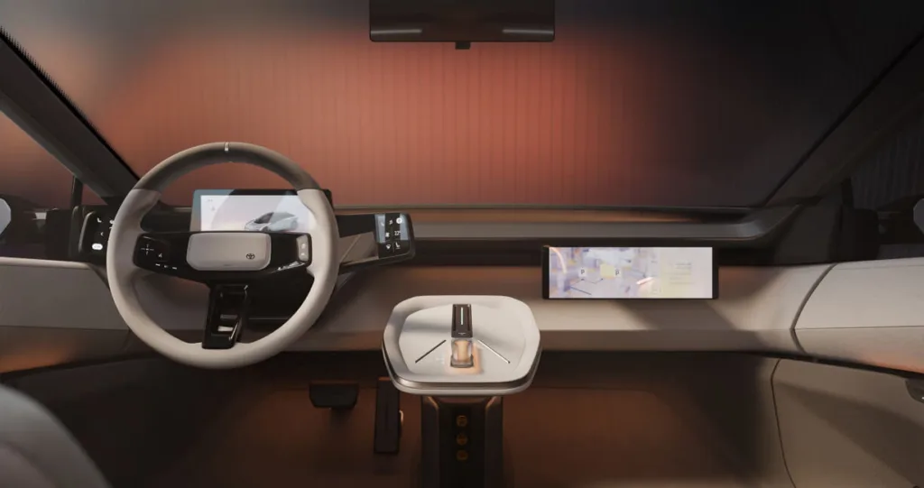 toyota corolla ev koncept wnętrze