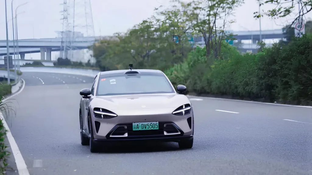 xiaomi yu7 d1ev adas test w ningbo