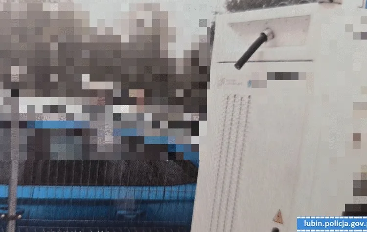 złapano zlodzieja kabli lubin