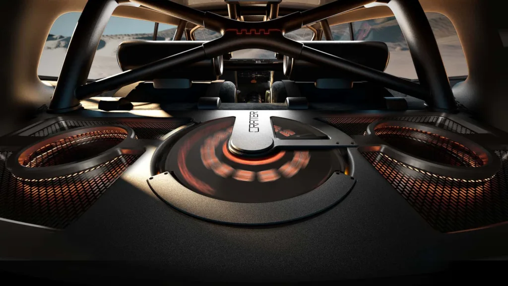 Hyundai Crater Concept wnętrze