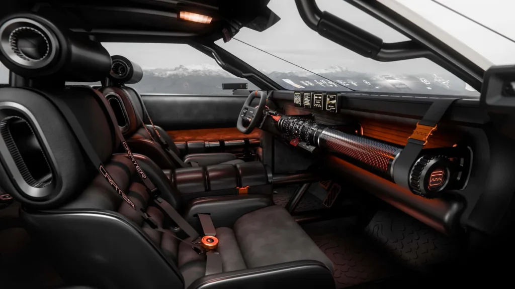 Hyundai Crater Concept wnętrze