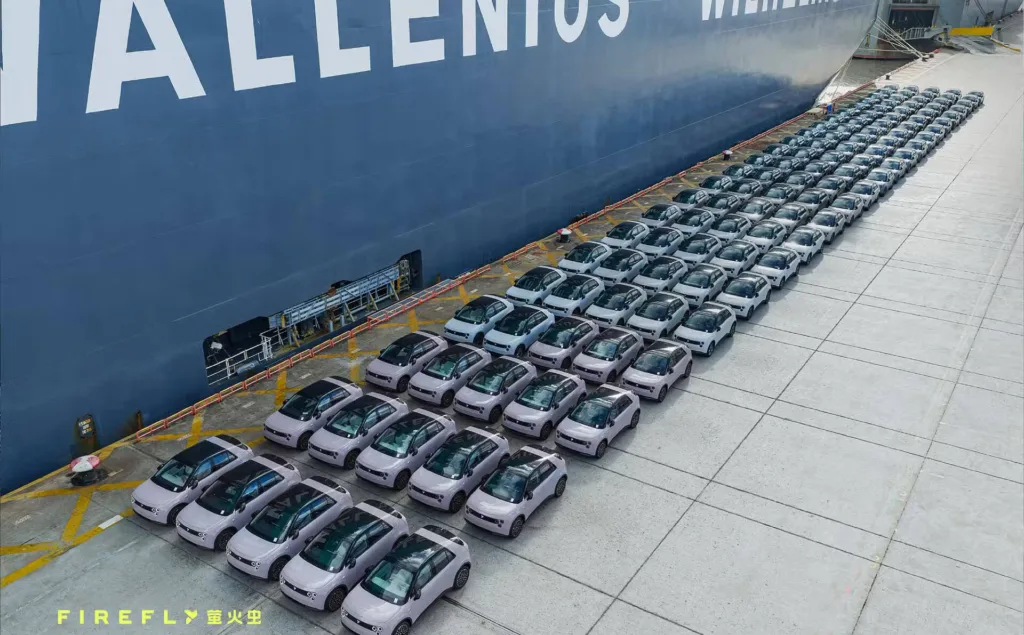 nio firefly transport do europy