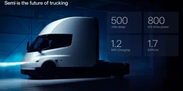 tesla semi odswiezony wyglad