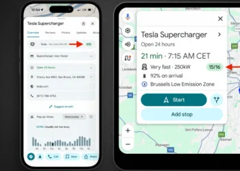 tesla supercharger google maps