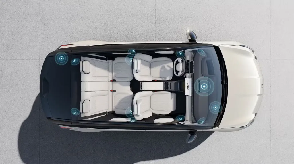 zeekr x 2025 wnętrze