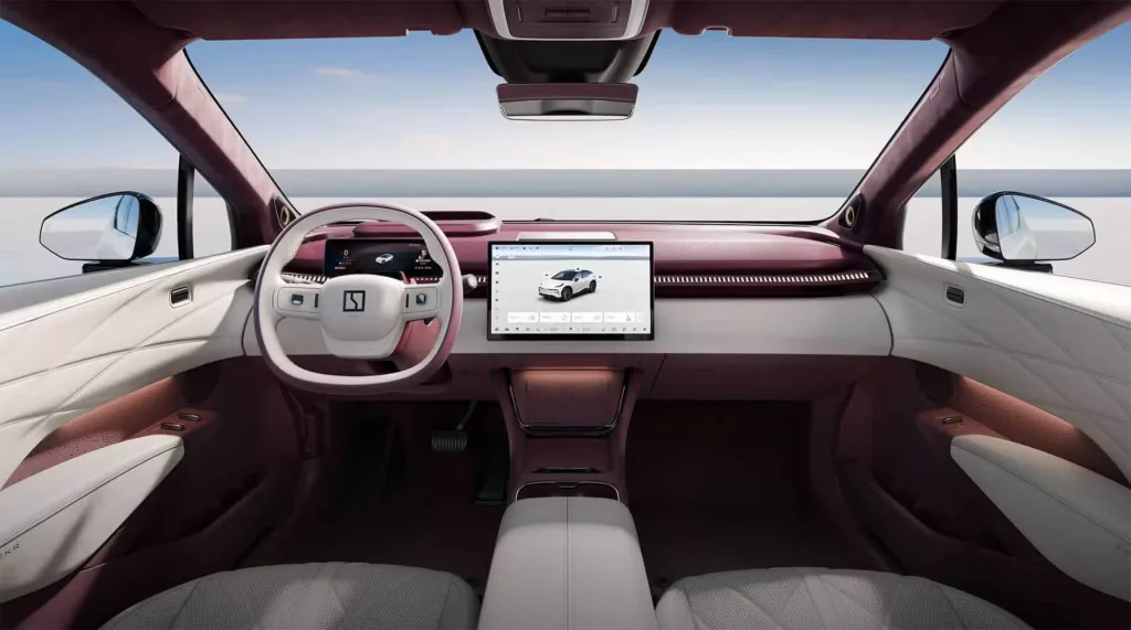 zeekr x 2025 wnętrze