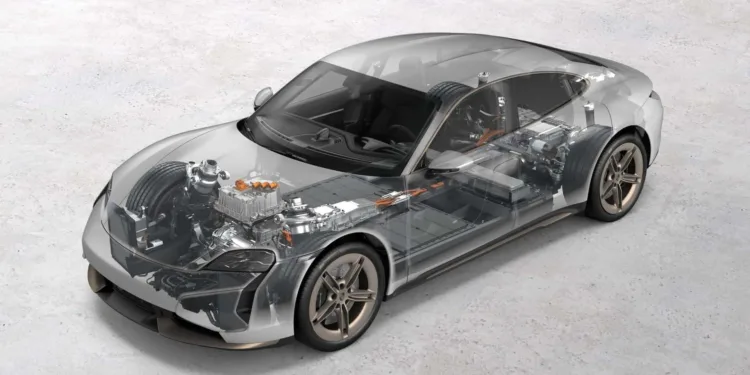 porsche taycan bateria
