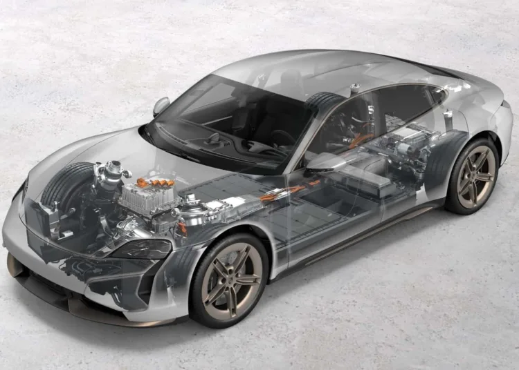 porsche taycan bateria