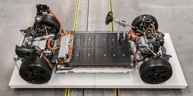 porsche taycan bateria