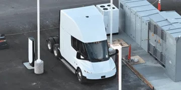 tesla semi wideo zmiany