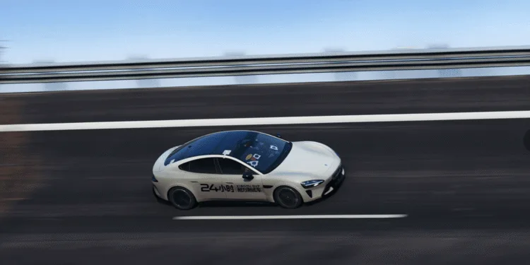 xiaomi su7 max test zasiegu 24h chiny