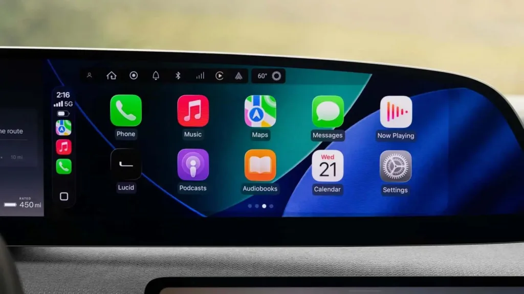Apple Carplay Lucid Gravity