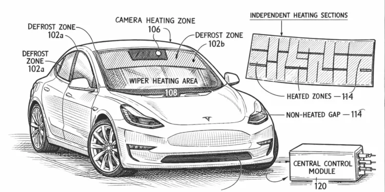 Patent Ogrzewanie Szyb I Wycieraczek Tesla