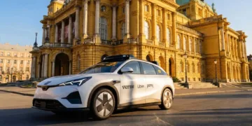 Robotaxi Arcfox Alpha T5 Europa