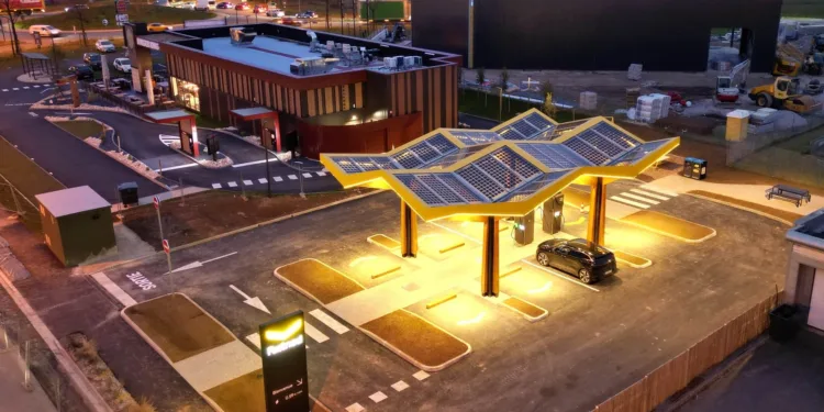 Stacja Fastned Z Drona