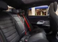 mercedes klasa c elektryczna tylna kanapa czarna