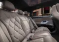mercedes klasa c elektryczna tylna kanapa beż