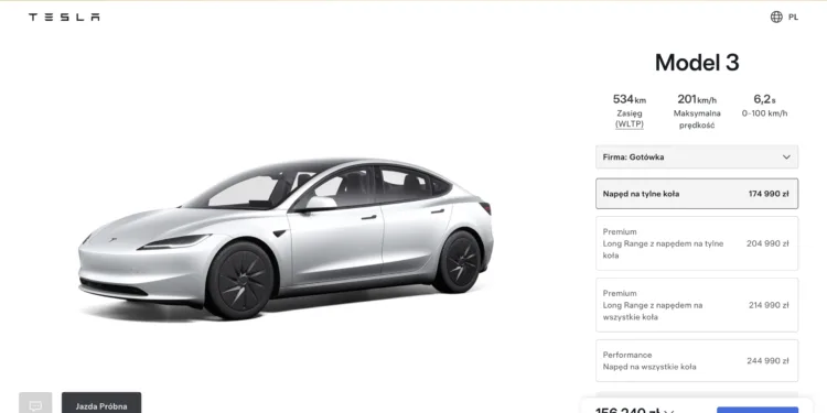 Tesla Model 3 Standard Bonus