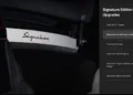 Tesla Model X Signature Znaczek Pod Drzwiami